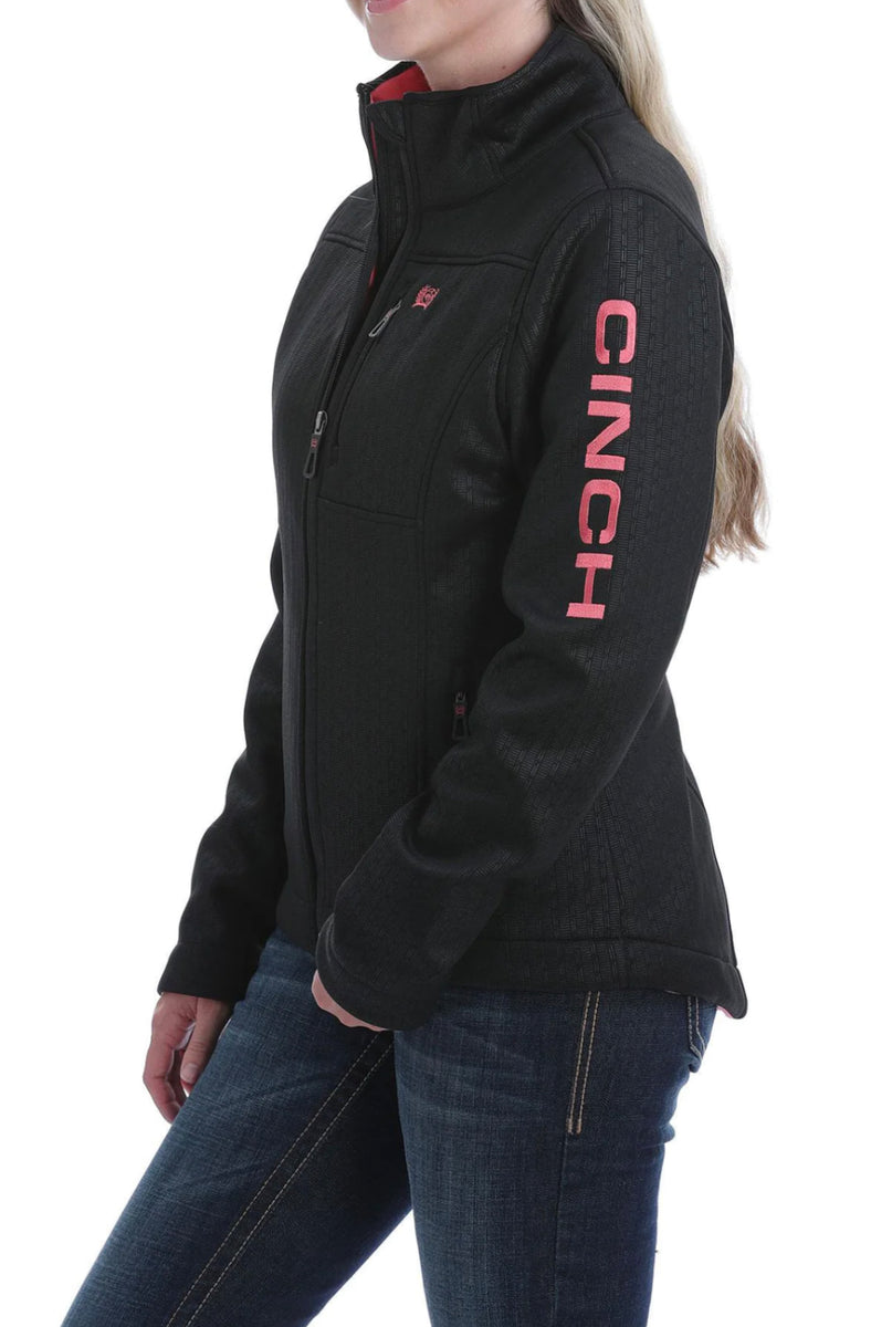 Cinch women bonded jacket - Black / Coral – Dorado Western
