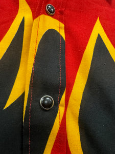 Classic Panhandle slim retro flame shirt (brooks and dunn collection) slight discoloration