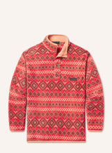 Load image into Gallery viewer, Southern Marsh Pisgah Aztec Pullover - Pisgah Washed Red (final sale)
