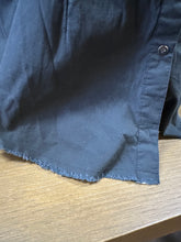 Load image into Gallery viewer, 20x ladies snap shirt - black frayed hem (final sale)