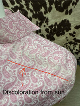 Load image into Gallery viewer, Wrangler ladies tough enough to wear pink western shirt - paisley pink (discoloration-final sale)