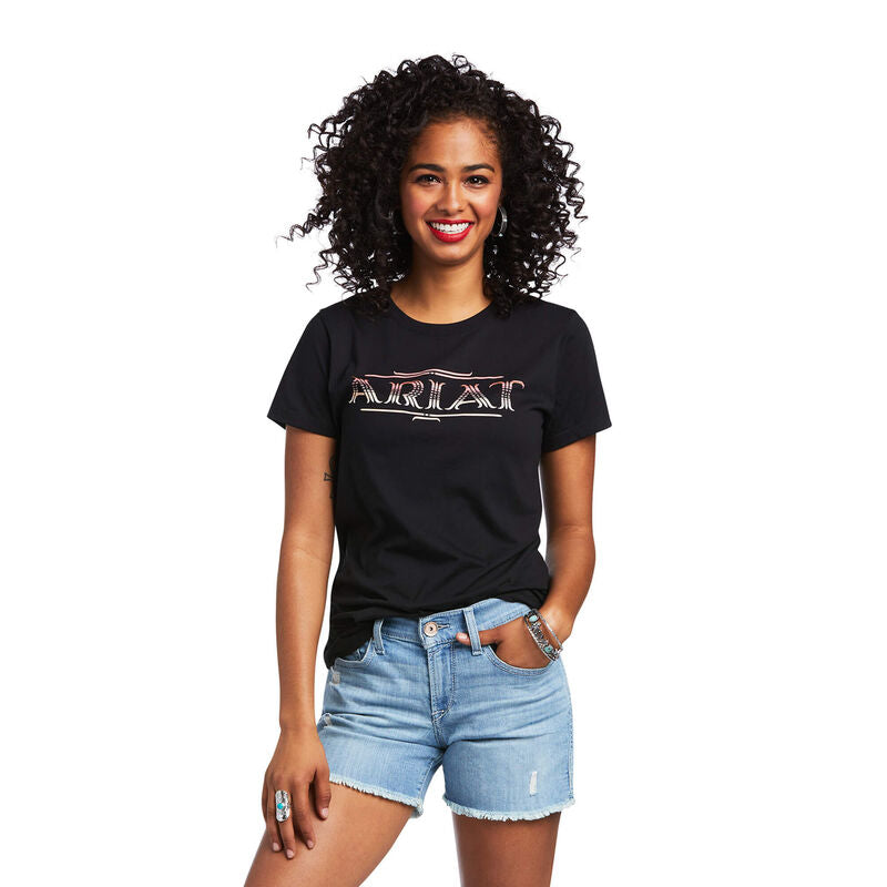 Ariat Ladies Serape Style T-Shirt - Black (10039974)