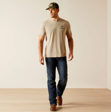 Load image into Gallery viewer, Ariat Wheat Shield T-Shirt - Khaki heather