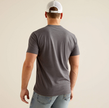 Load image into Gallery viewer, Ariat Men Southwestern SS T- Shirt - Titanium Heather Grey