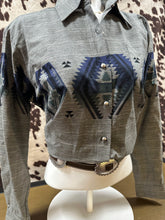 Load image into Gallery viewer, Roper ladies western shirt - southwestern border (final sale)