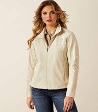 Load image into Gallery viewer, Ariat ladies sofshell jacket - oyster grey/Dune