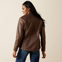 Load image into Gallery viewer, Ariat Logo Softshell Faux Leather Jacket