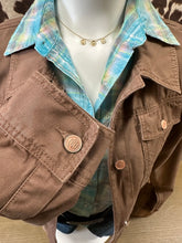 Load image into Gallery viewer, Wrangler ladies trucker Jacket - Embelished Brown