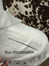Load image into Gallery viewer, Wrangler ladies western shirt - white (stained, final sale)