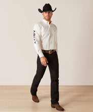 Load image into Gallery viewer, Ariat Men’s Team Twill Classic Fit - White/Black (10046825)