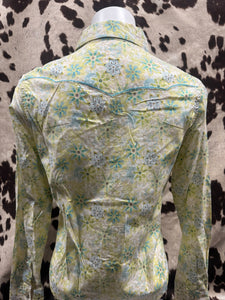 Wrangler 20x ladies snap shirt - floral print (FINAL SALE)