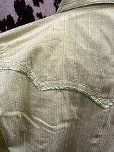 Load image into Gallery viewer, Wrangler 20X ladies western shirt - lemon (discolored, final sale)