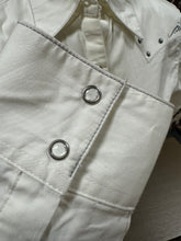 Load image into Gallery viewer, Wrangler ladies western shirt - white (stained, final sale)