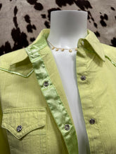 Load image into Gallery viewer, Wrangler 20X ladies western shirt - lemon (discolored, final sale)
