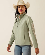 Load image into Gallery viewer, Ariat ladies softshell jacket - Sea Spray Heather