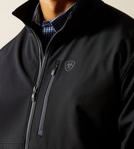 Ariat men softshell logo jacket - phantom grey Southwest