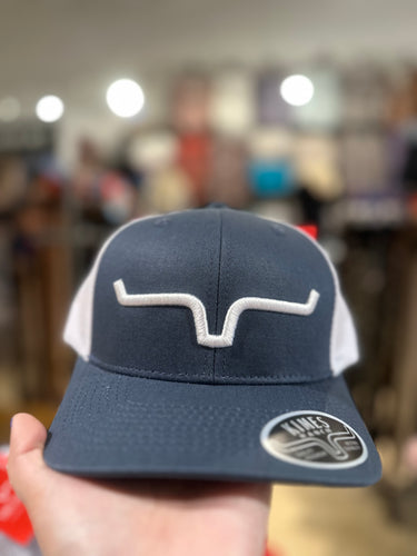 Kimes Ranch Weekly Trucker cap - NAVY/WHITE