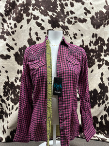 Wrangler Rock 47 women’s button up - pink (FINAL SALE)