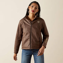 Load image into Gallery viewer, Ariat Logo Softshell Faux Leather Jacket