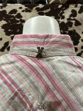 Load image into Gallery viewer, Wrangler 20x ladies snap button shirt - pink stripes (final sale)