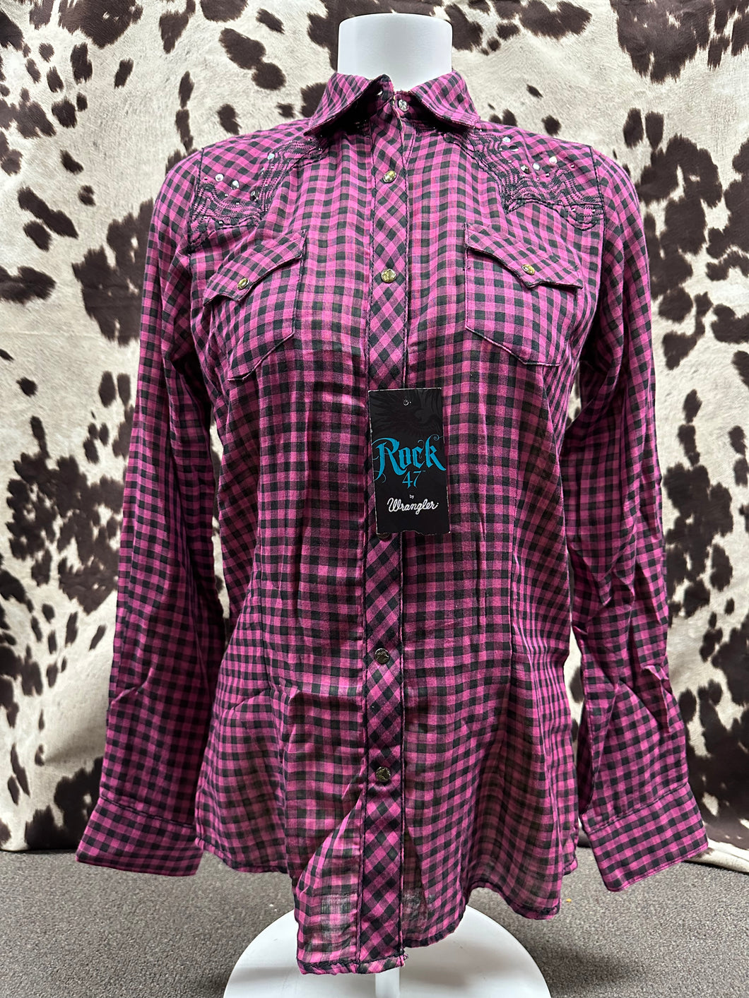 Wrangler Rock 47 women’s button up - pink (FINAL SALE)