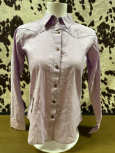 Load image into Gallery viewer, Wrangler ladies western shirt - lilac (discolored, final sale)
