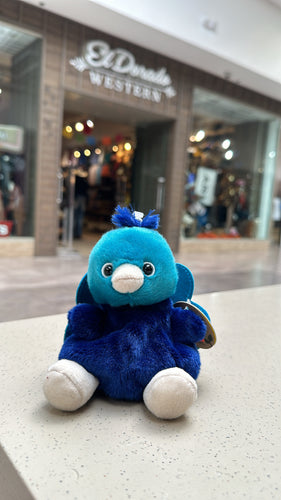 Indigo the Peacock - plush toy 5”