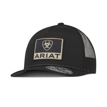 Load image into Gallery viewer, Ariat Cap square ariat patch- Black/black