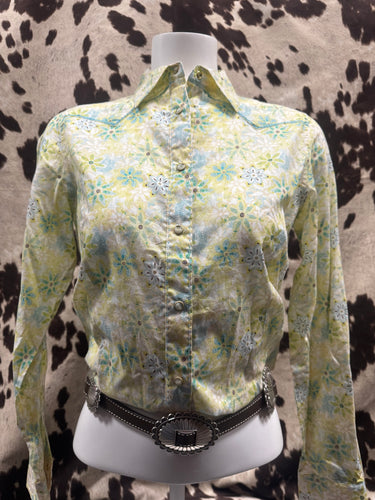 Wrangler 20x ladies snap shirt - floral print (FINAL SALE)