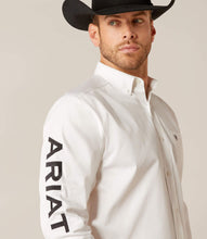 Load image into Gallery viewer, Ariat Men’s Team Twill Classic Fit - White/Black (10046825)