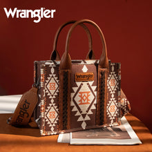 Load image into Gallery viewer, Wrangler Southwestern Print Tote - BROWN2