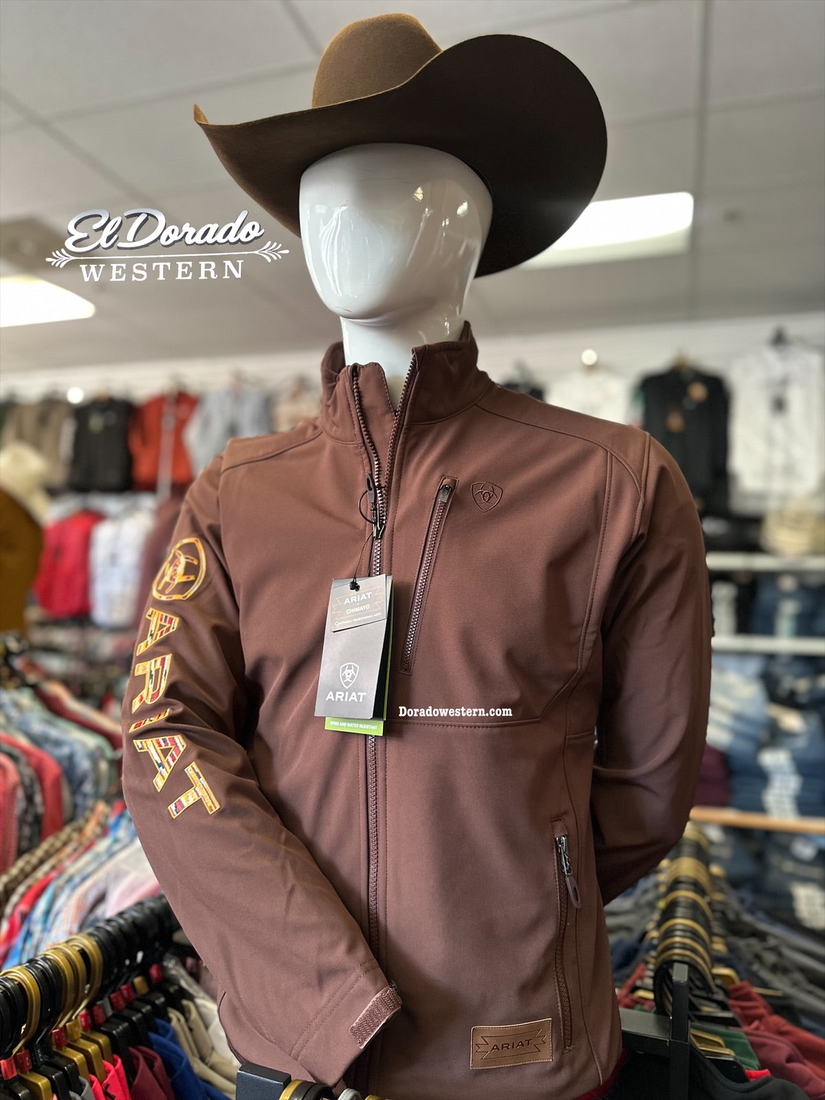 Ariat Men's Logo Chimayo Jacket Size Ariat Men's Logo