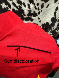Classic Panhandle slim retro flame shirt (brooks and dunn collection) slight discoloration