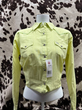 Load image into Gallery viewer, Wrangler 20X ladies western shirt - lemon (discolored, final sale)