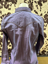 Load image into Gallery viewer, Rock 47 by wrangler ladies western shirt - purple (final sale)