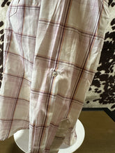 Load image into Gallery viewer, Wrangler ladies western shirt - lavender plaid (final sale)