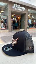 Load image into Gallery viewer, Lost calf cap - Cowhide Black