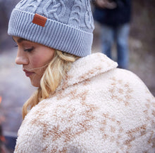 Load image into Gallery viewer, Ariat ladies sherpa Shaket Shirt Jacket - natural SW Print (10047263)