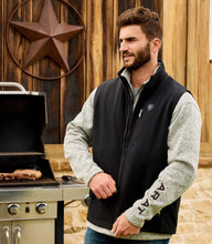 Load image into Gallery viewer, Ariat Men's Logo Softshell Vest - Black