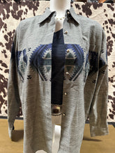 Load image into Gallery viewer, Roper ladies western shirt - southwestern border (final sale)