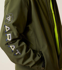 Ariat Men’s Logo 2.0 softshell jacket - duffel bag green