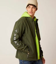 Load image into Gallery viewer, Ariat Men’s Logo 2.0 softshell jacket - duffel bag green