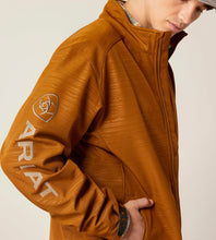 Load image into Gallery viewer, Ariat Men’s logo 2.0 Softshell jacket - Chestnut embossed