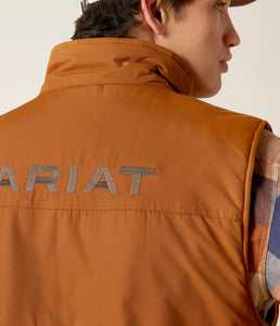 Ariat insulated team vest - chestnut