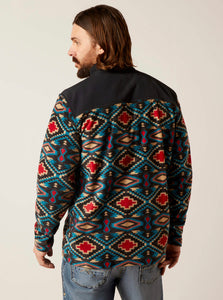Ariat men’s basis 2.0 1/4 zip sweatshirt - biscay bay