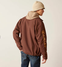 Load image into Gallery viewer, Ariat Men softshell logo 2.0 Chimayo Jacket - shaved chocolate