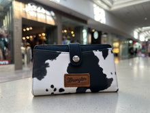 Load image into Gallery viewer, Wrangler Black/Cow Print - Wallet