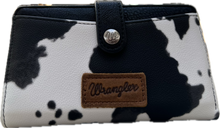 Load image into Gallery viewer, Wrangler Black/Cow Print - Wallet