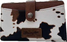 Load image into Gallery viewer, Wrangler Brown/Cow Print - Wallet