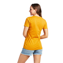 Load image into Gallery viewer, Ariat Ladies Sunglass Skull Buckhorn Heather T-Shirt - Buckhorn heather (10039975)